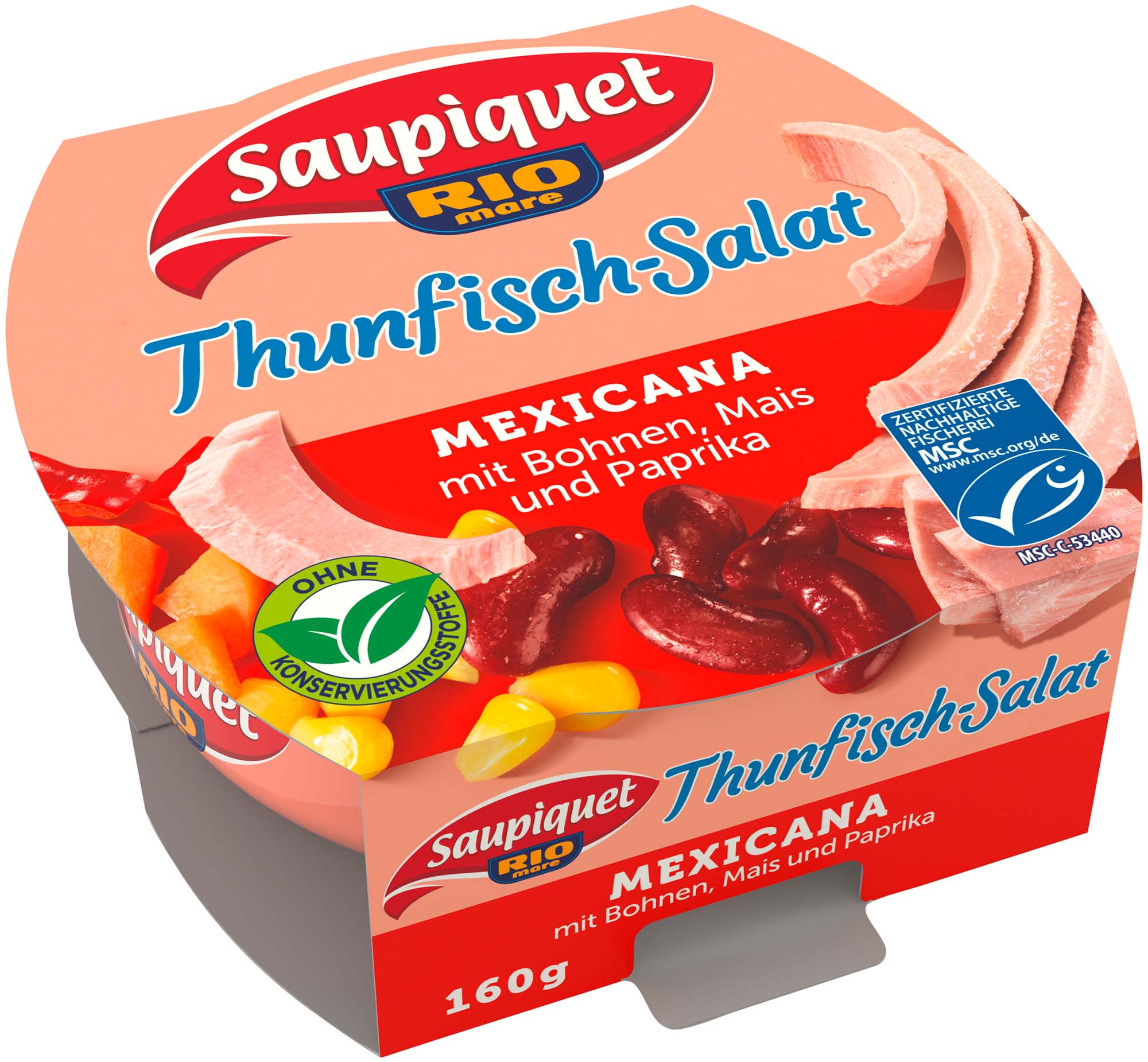 Saupiquet Rio Mare Thunfisch-Salat Mexicana 160g