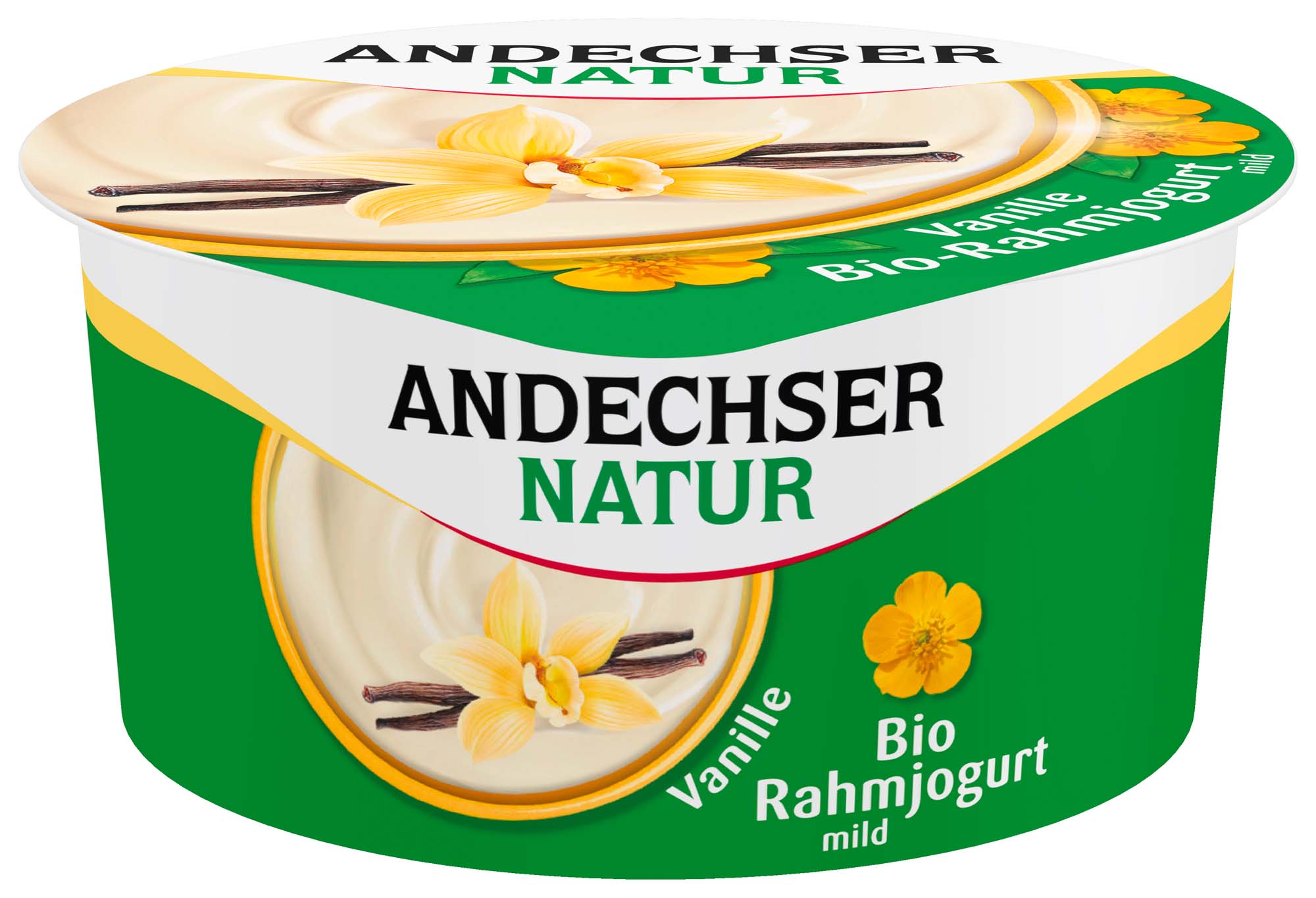 Andechser Natur Bio Rahmjoghurt Vanille 10% 150g