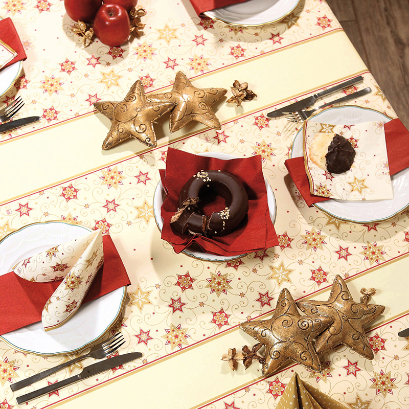 Tischläufer Stars & Swirls gold – Bild 2