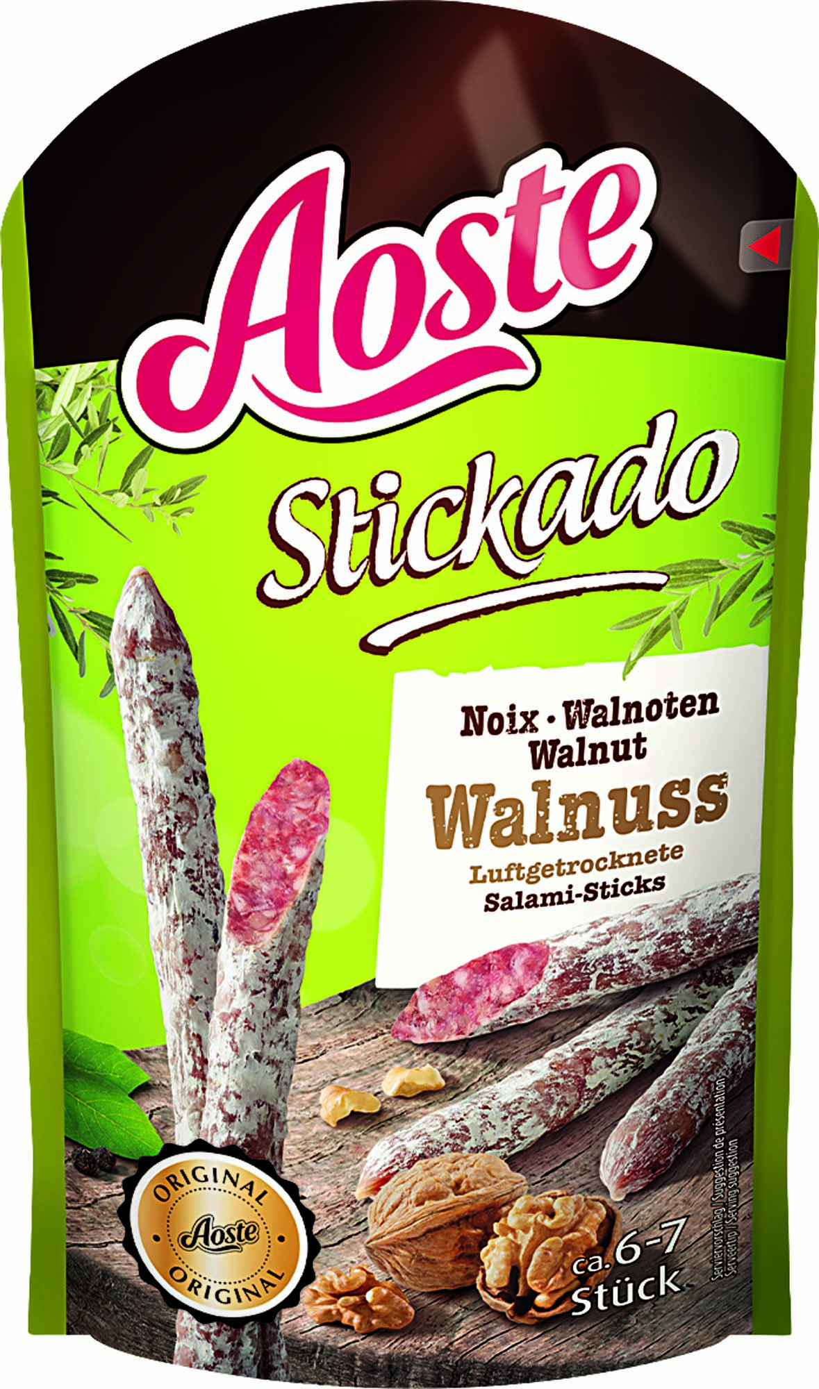 Aoste Stickado Walnuss 70g