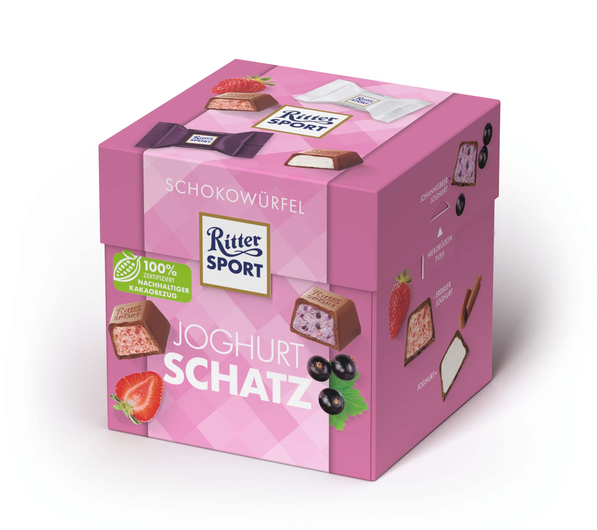 Ritter Sport Schokowürfel Joghurt Schatz 176g