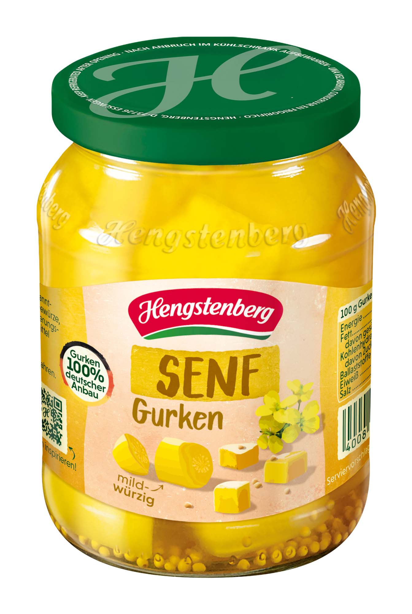 Hengstenberg Senfgurken 330g
