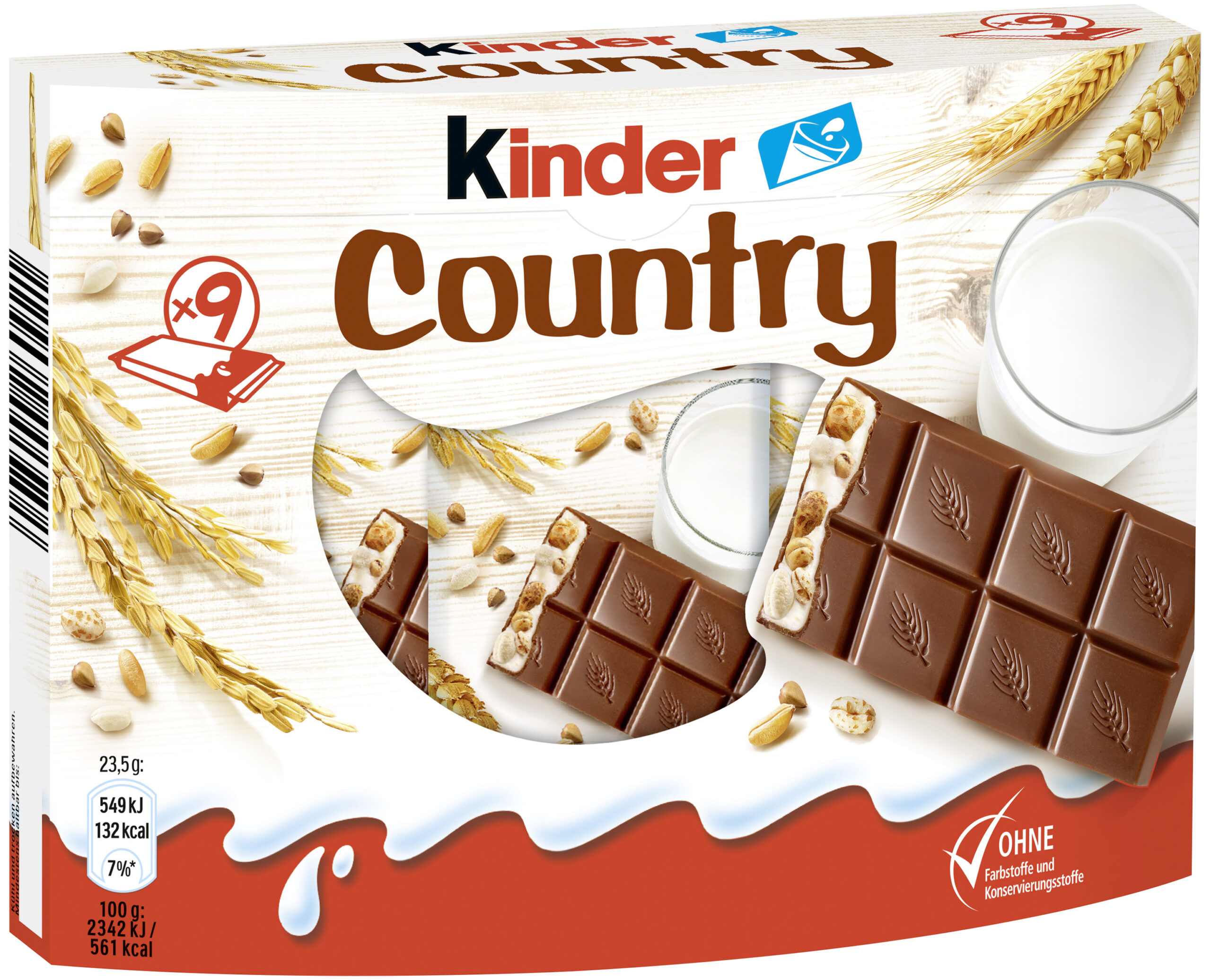 Kinder Country 9ST 211,5g