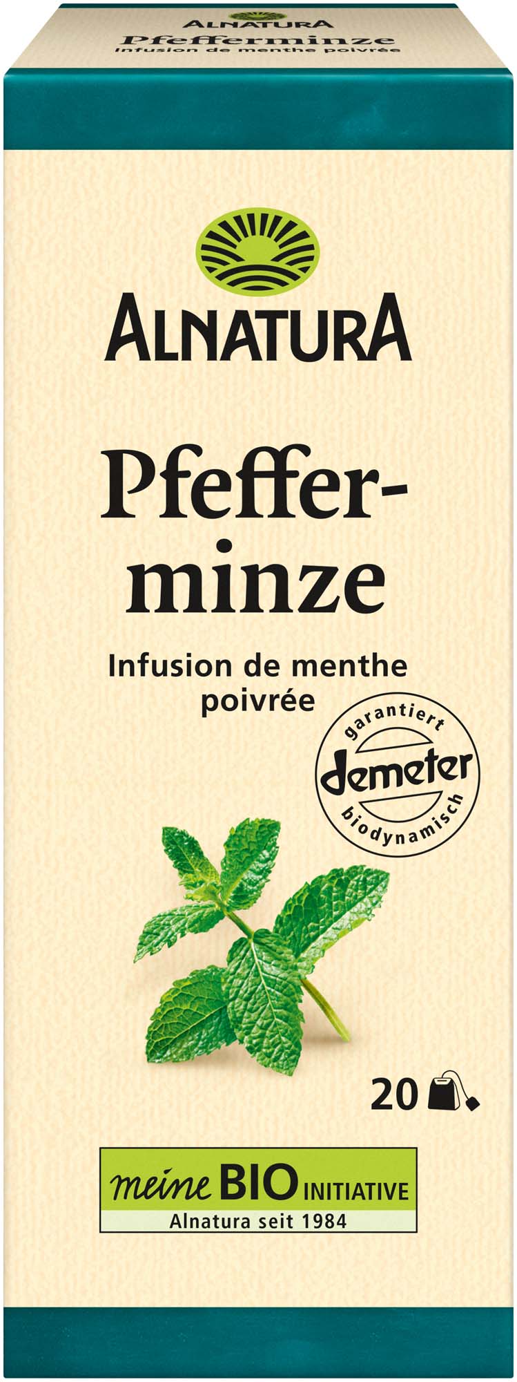 Alnatura Bio Demeter Pfefferminze 20ST 30g