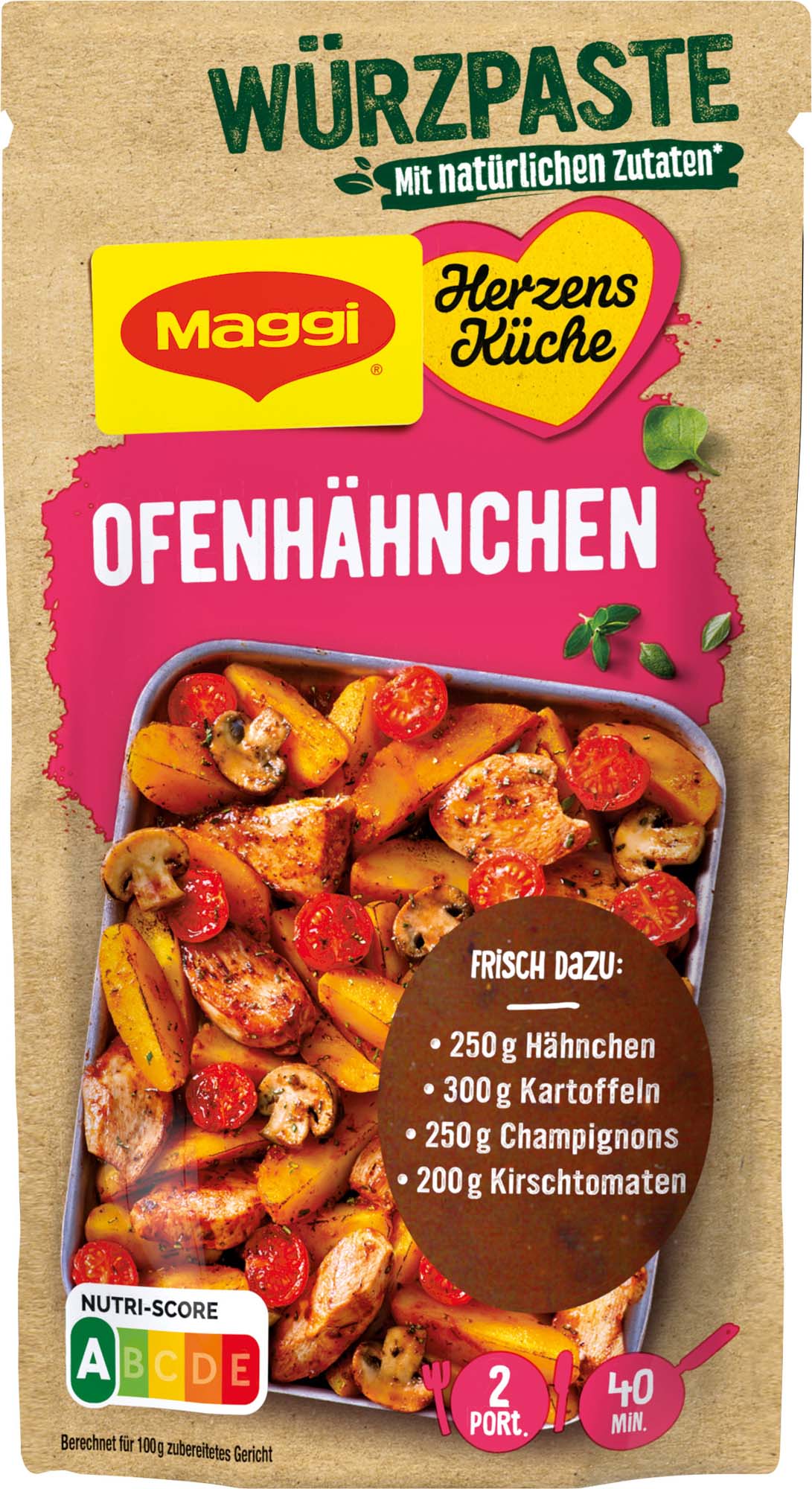 Maggi Herzensküche Ofen Hähnchen 65g