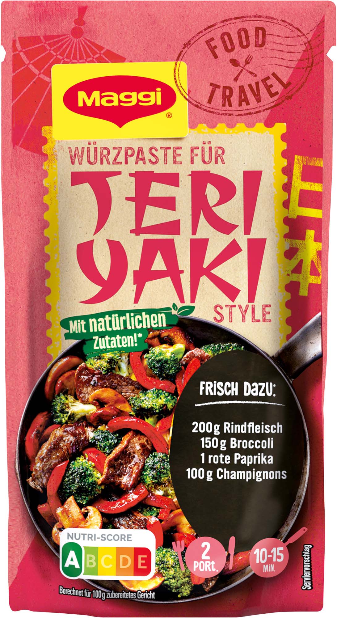 Maggi Food Travel Würzpaste für Teriyaki Style 65g