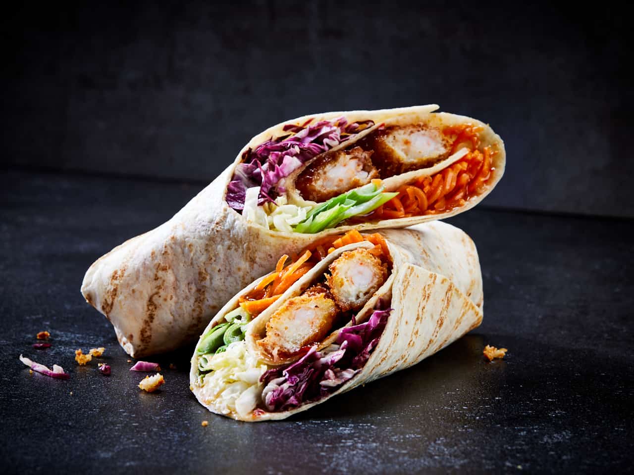 Wrap Tempura-Garnele Sweet Chili 4er