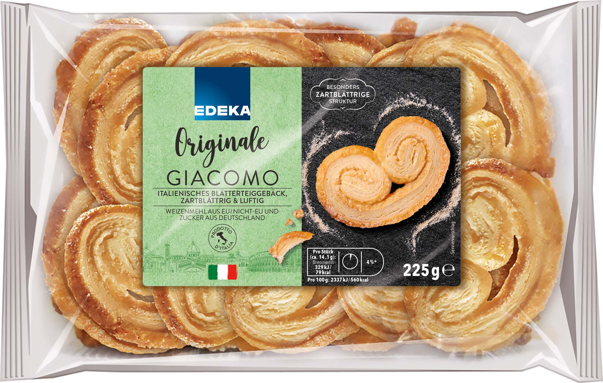 EDEKA Originale Blätterteiggebäck Giacomo 225g