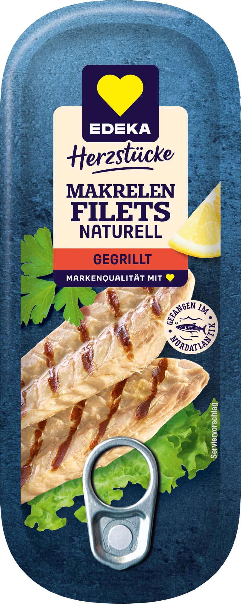 EDEKA Gegrillte Makrelenfilets, naturell 120g