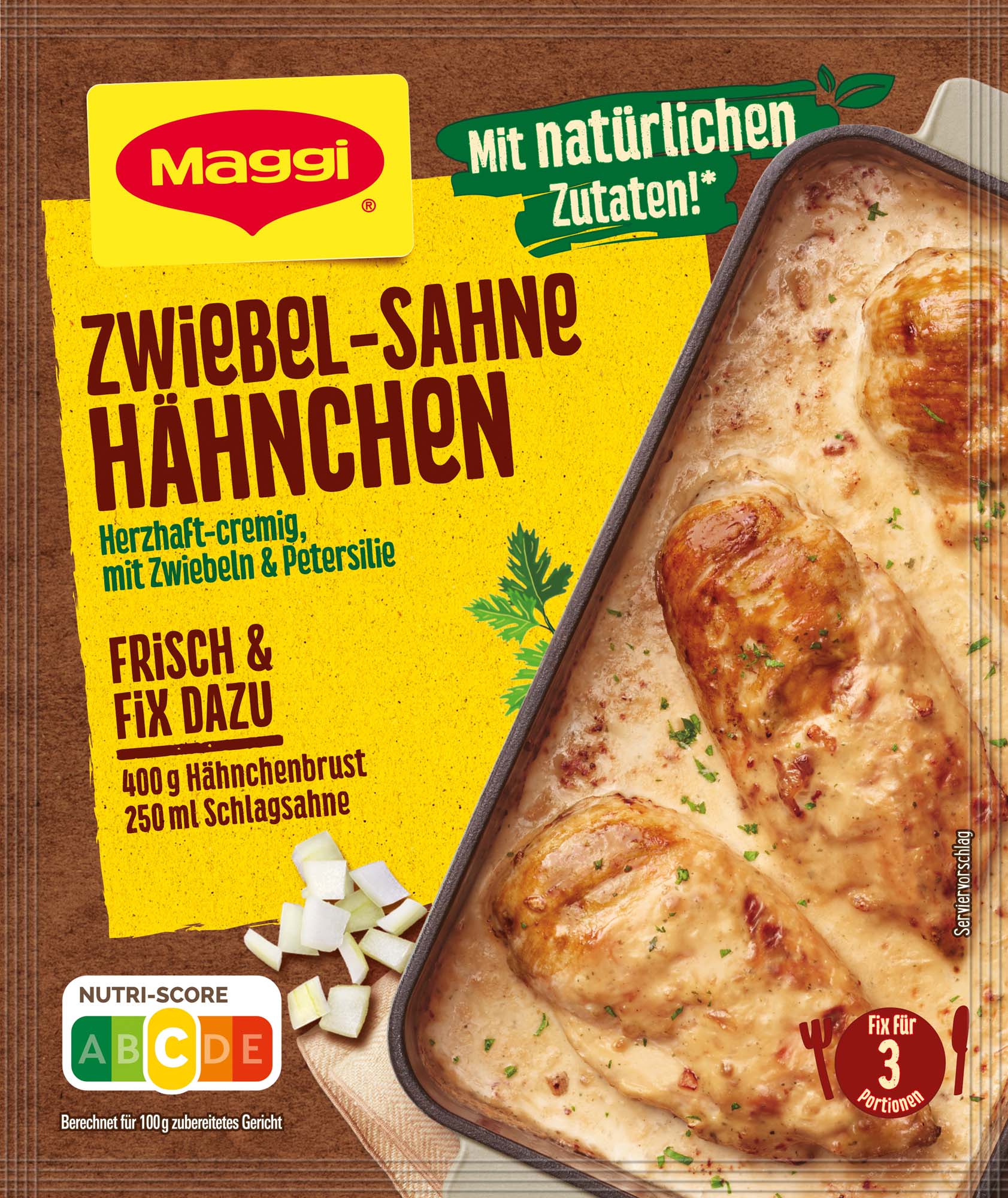 Maggi Fix Zwiebel Sahne Hähnchen 26g