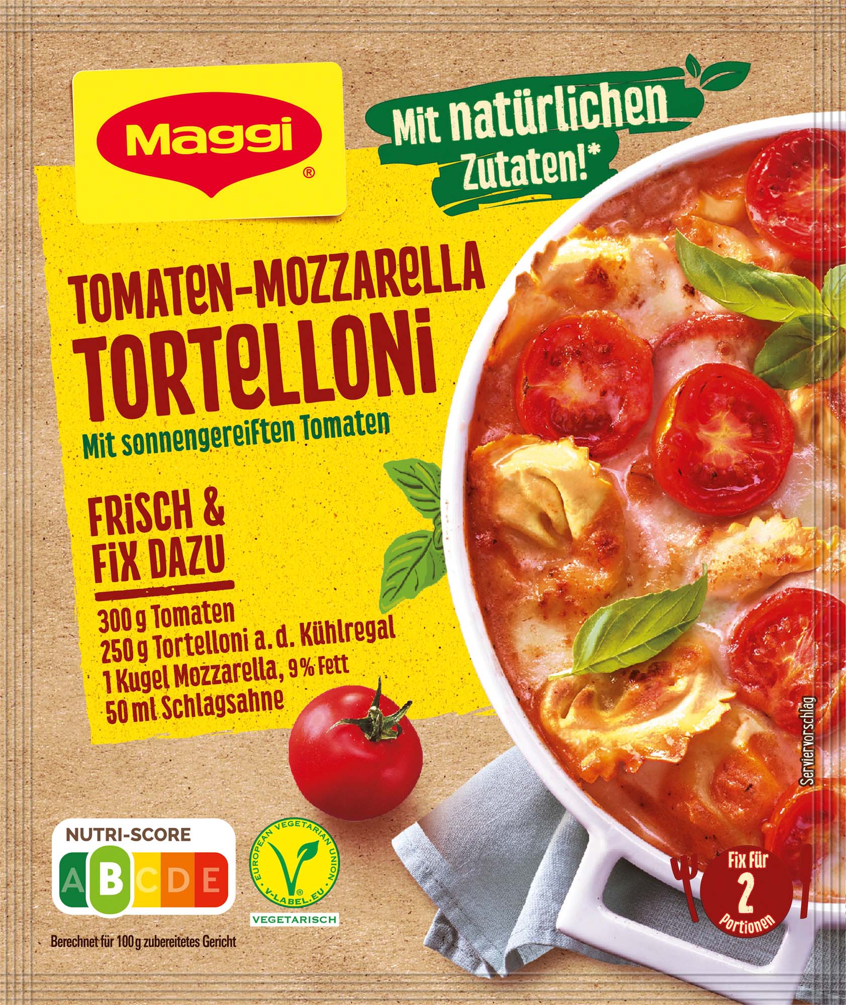 Maggi Fix Tomaten Mozzarella Tortelloni 34g