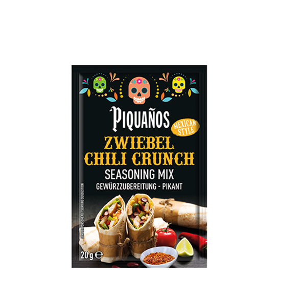Piquaños Zwiebel Chili Crunch 20g