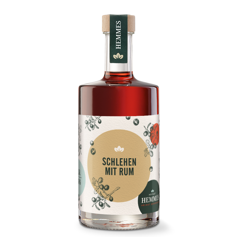 Schlehen mit Rum