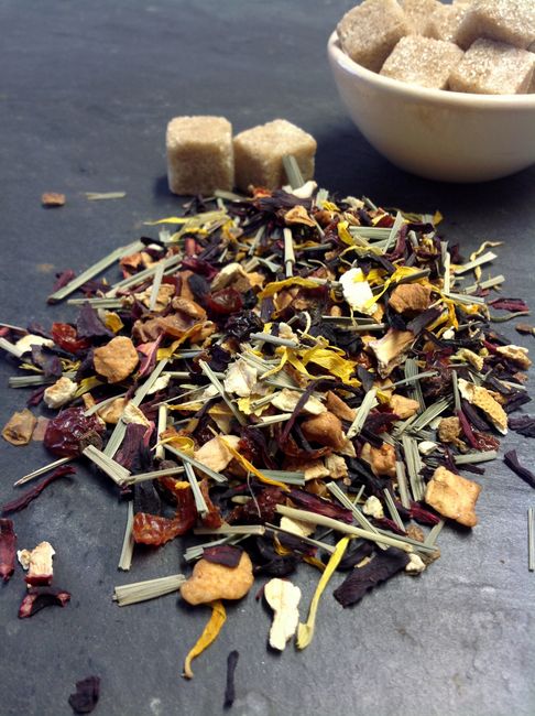 Früchte-Tee Zitrone-Lemon