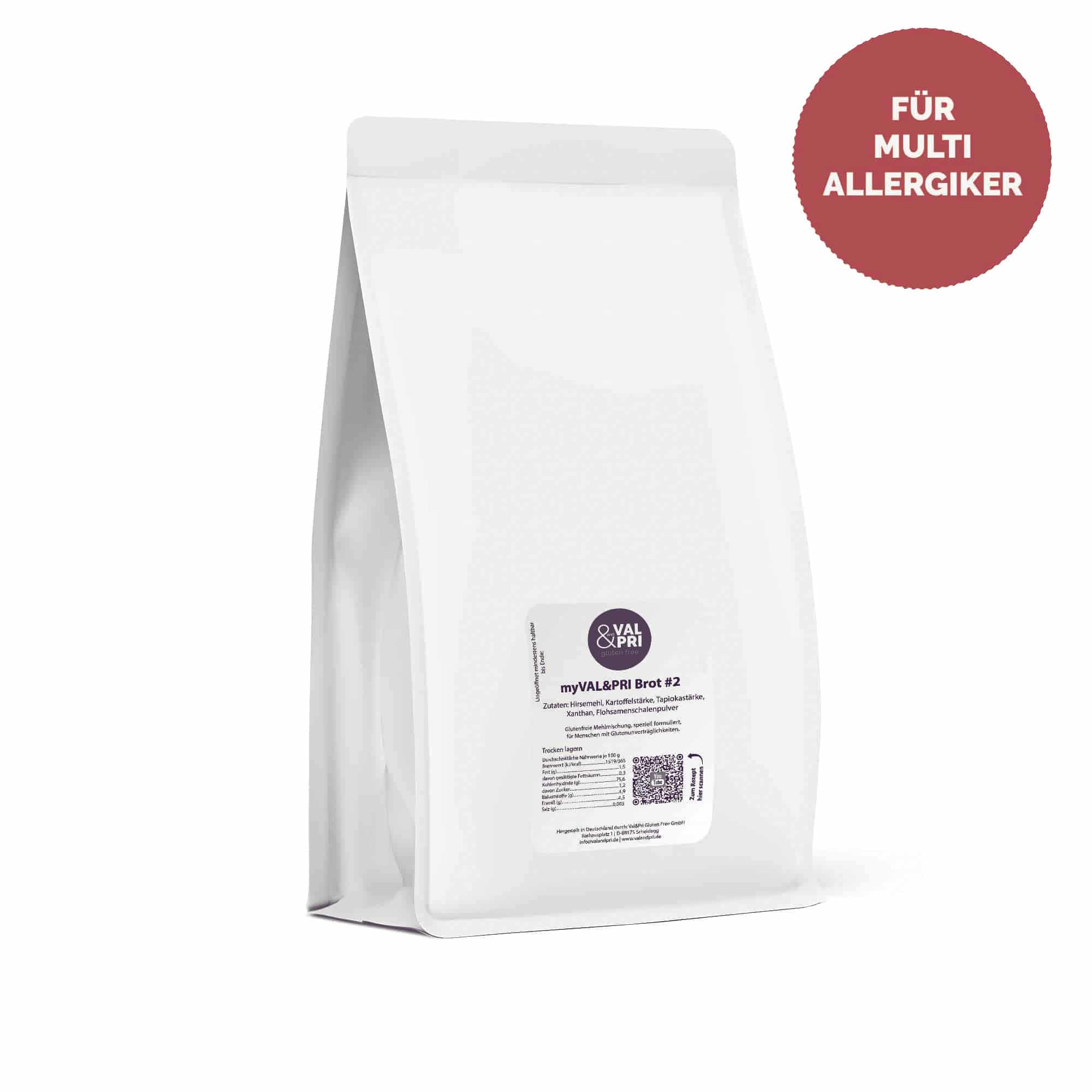 Glutenfreie Mehlmischung l myValandPri Brot #2 1 kg