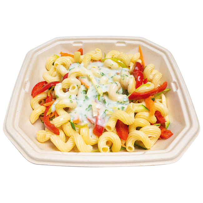 Bunte Drelli-Nudelpfanne