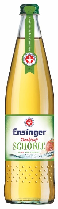 Ensinger Direktsaft Schorle Apfel 12×0,75l