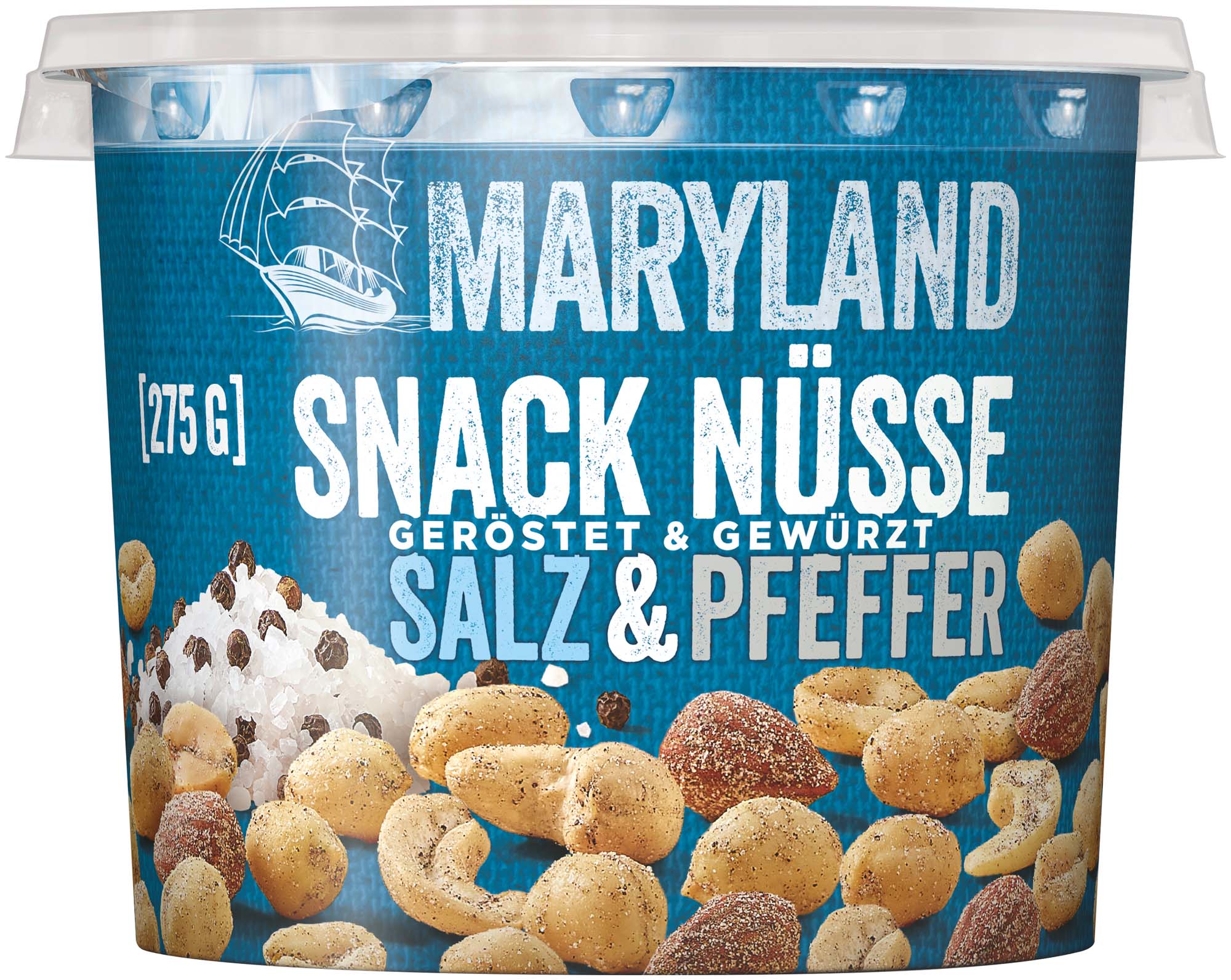Maryland Snack Nüsse Salz-Pfeffer 275g
