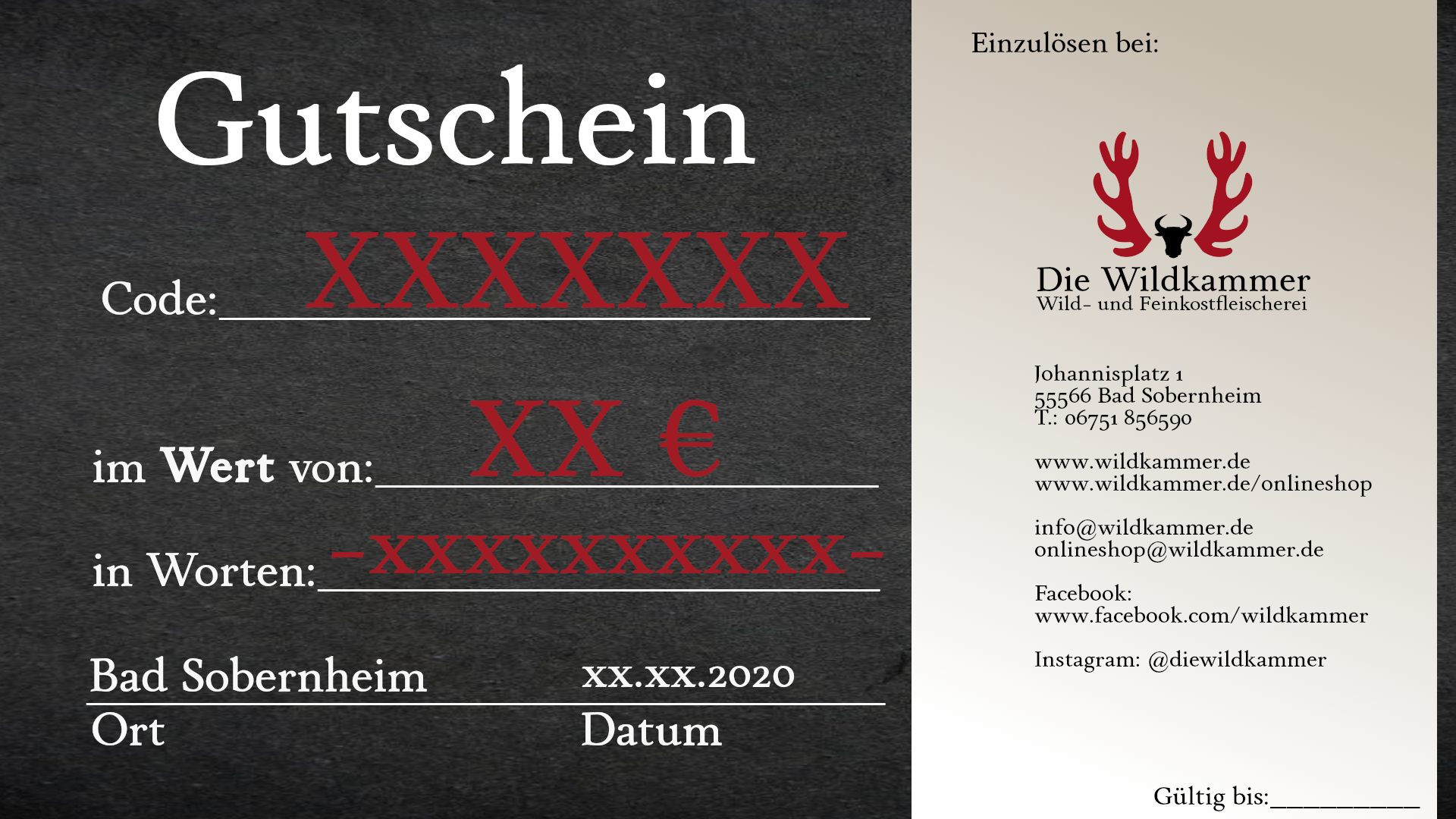 Wilder Gutschein 10€ – Bild 3