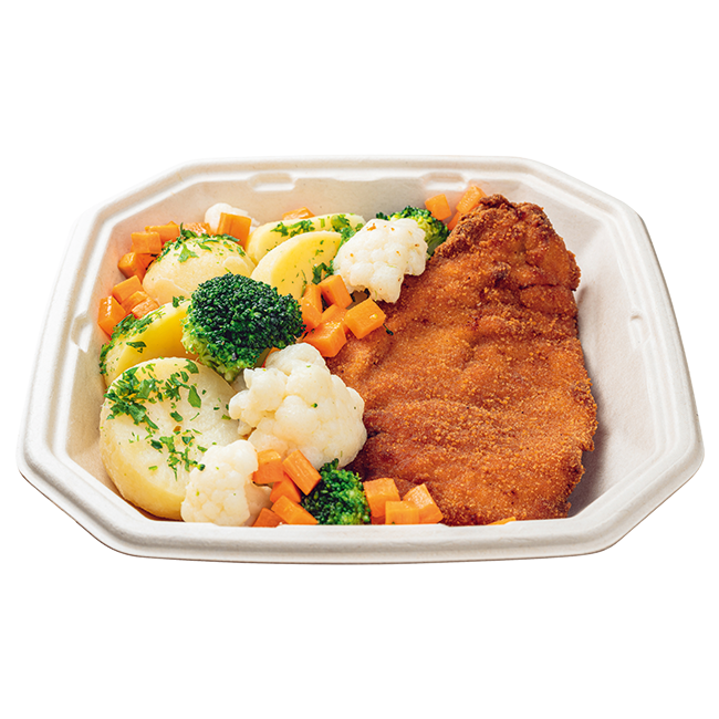 Handpaniertes Hähnchenschnitzel