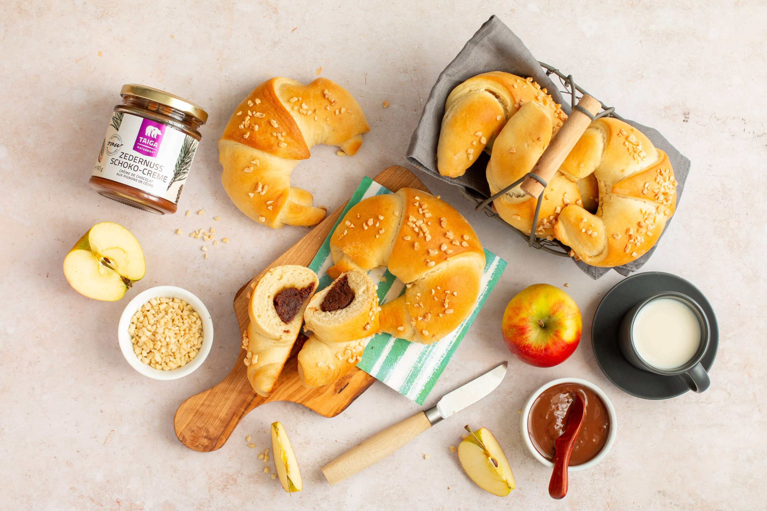 Zedernuss-Schoko-Creme Bio – Bild 3