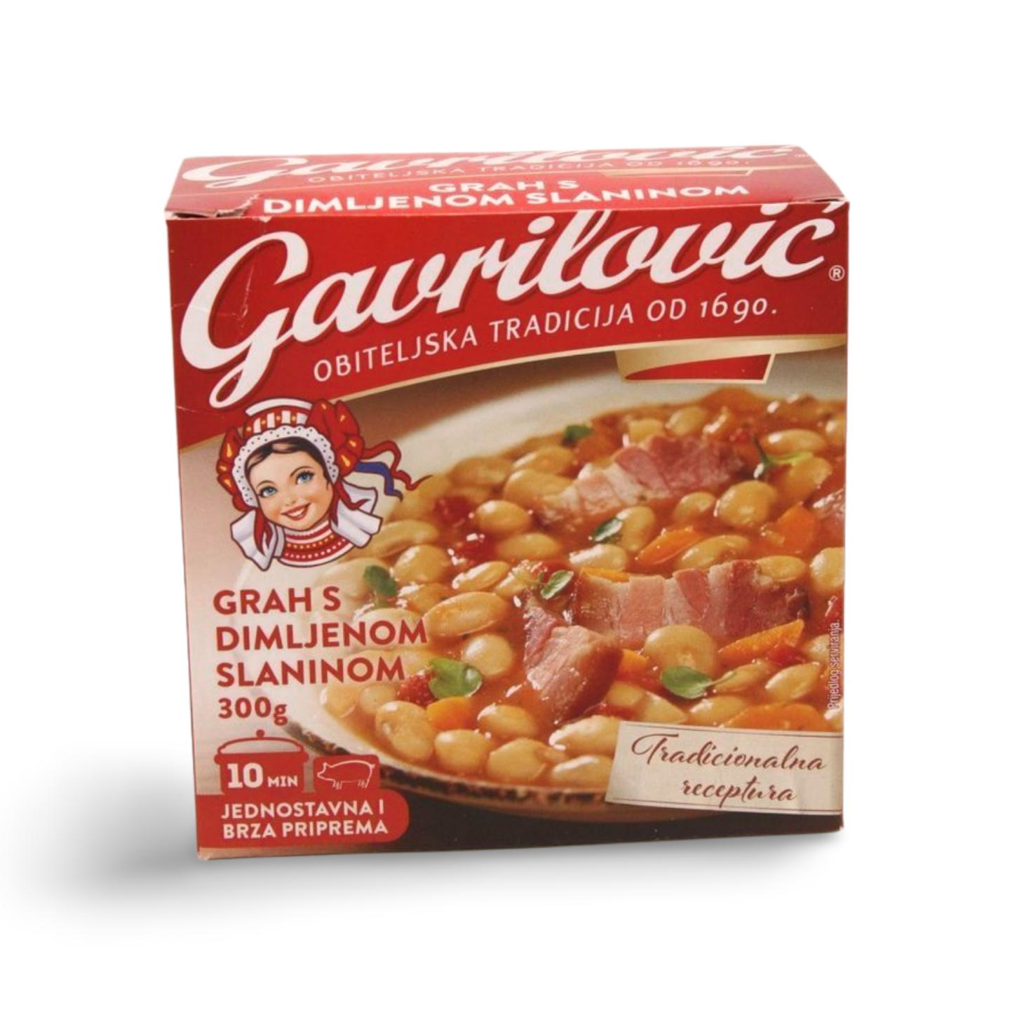 Grah s dimljenom Slaninom Gavrilovic 300g