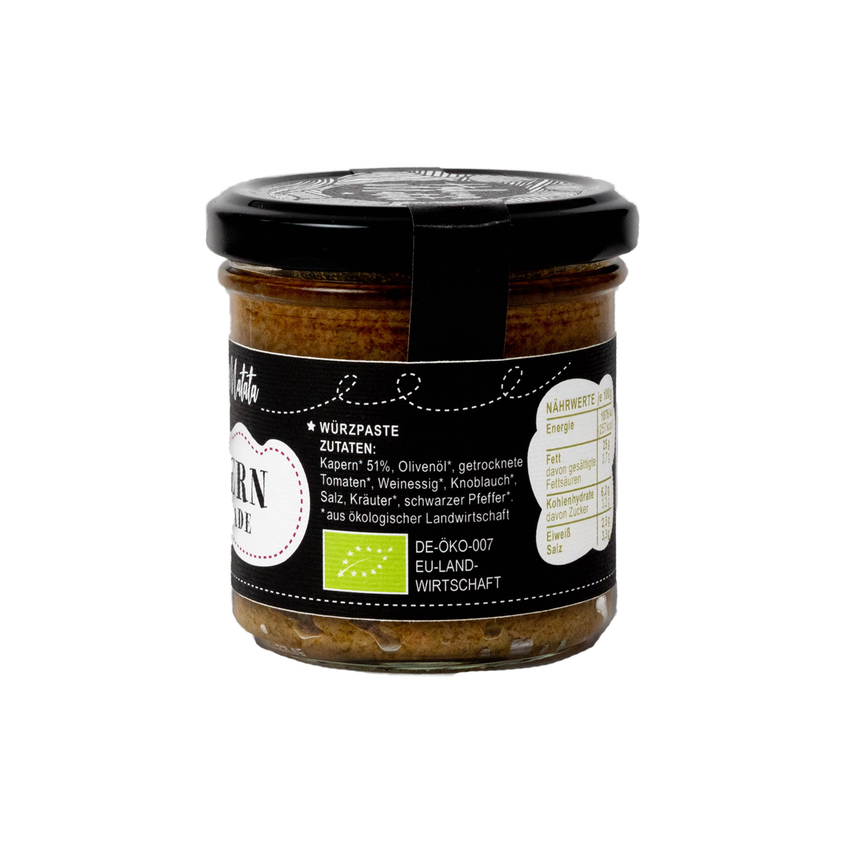 6x (VPE) 140g Bio Kapern Tapenade – Bild 3