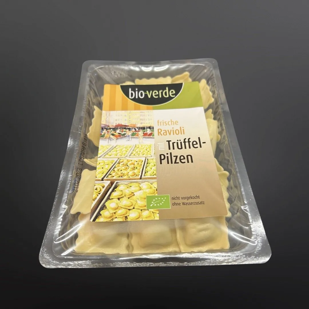Frische Ravioli mit Trüffelpilzen