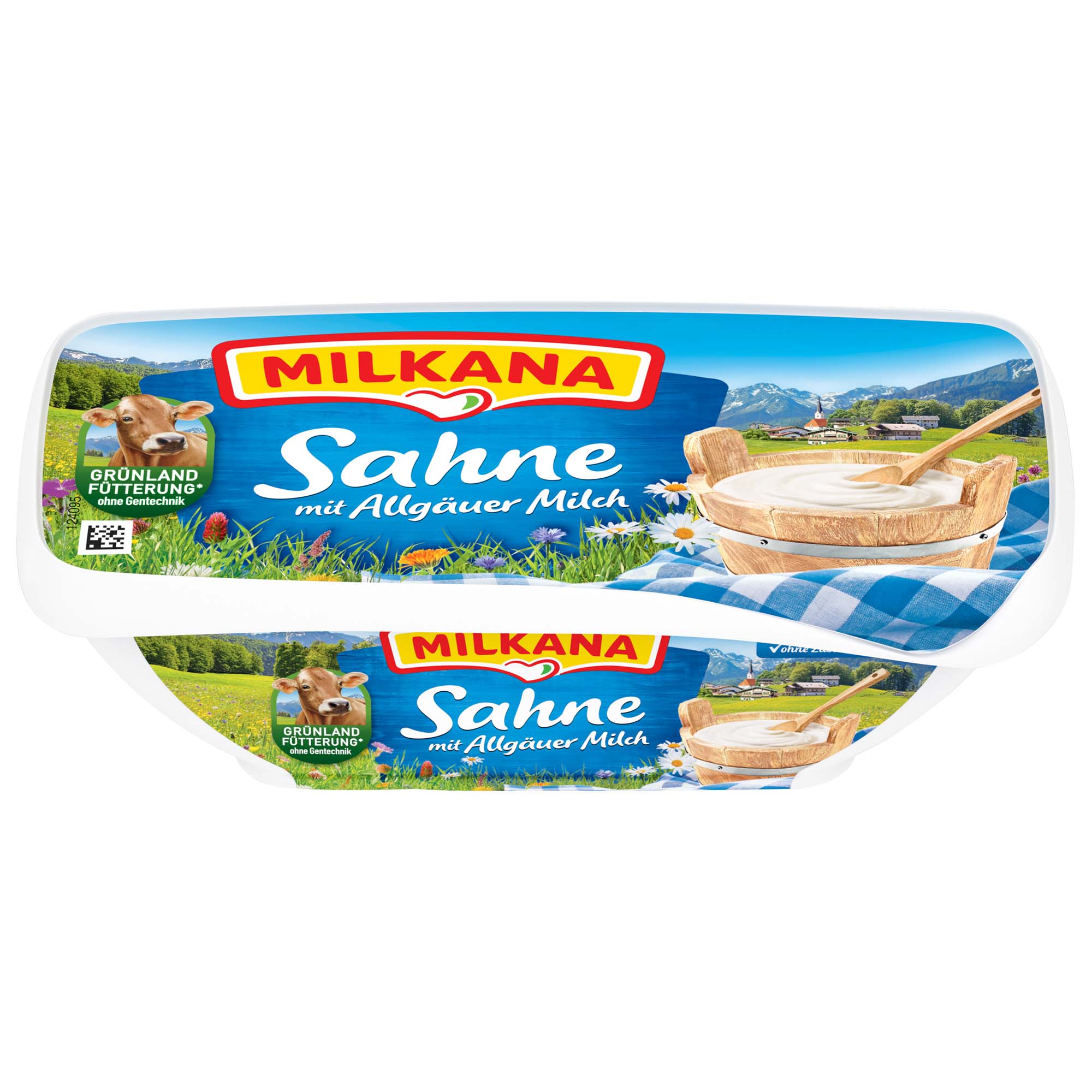 Milkana Frische Schale Sahne mit Allgäuer Milch 190g