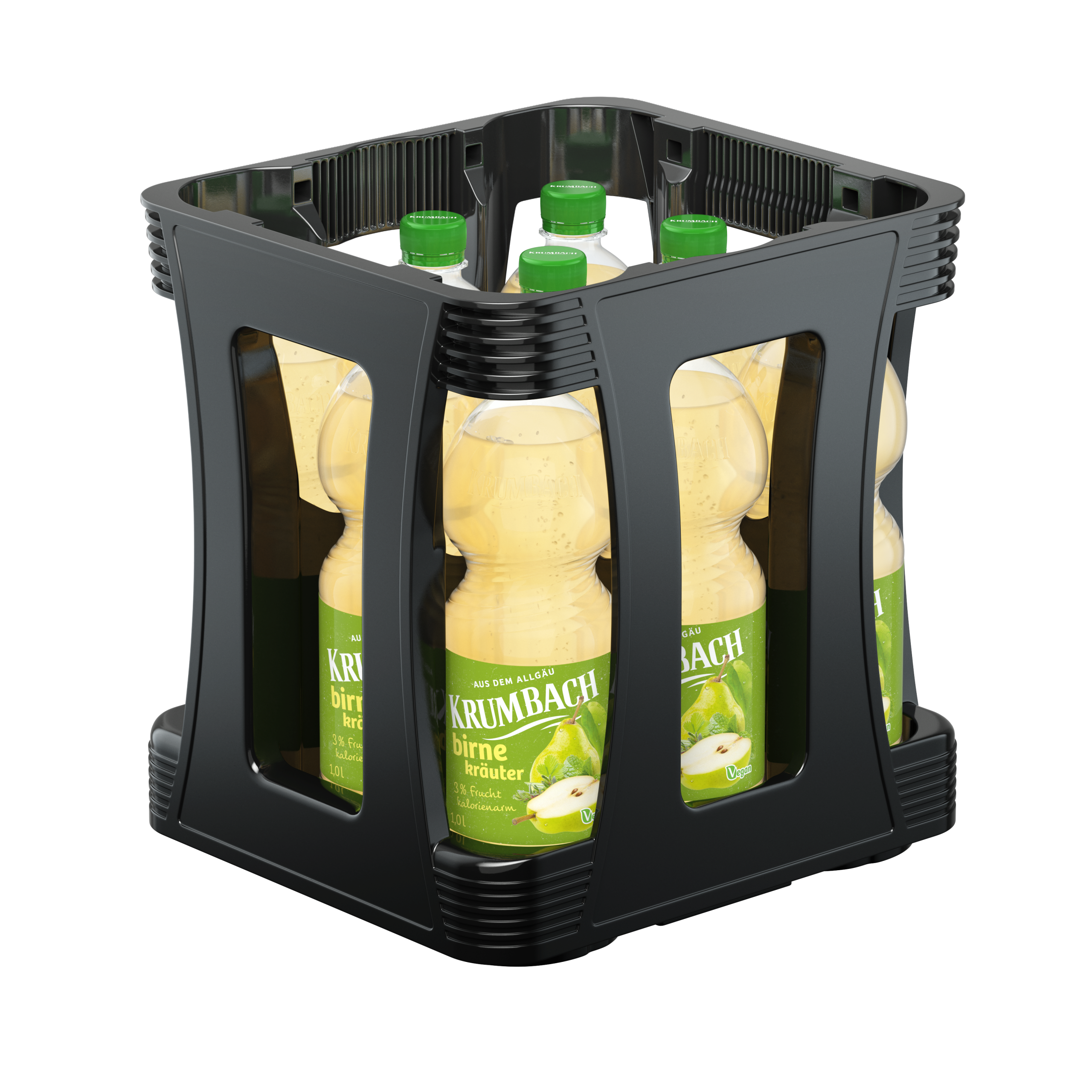 Krumbach Birne-Kräuter PET 9x1l – Bild 2