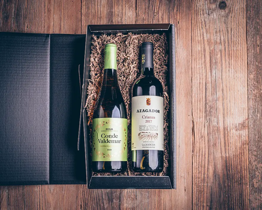 Präsent “Weinbox spanische Freunde”