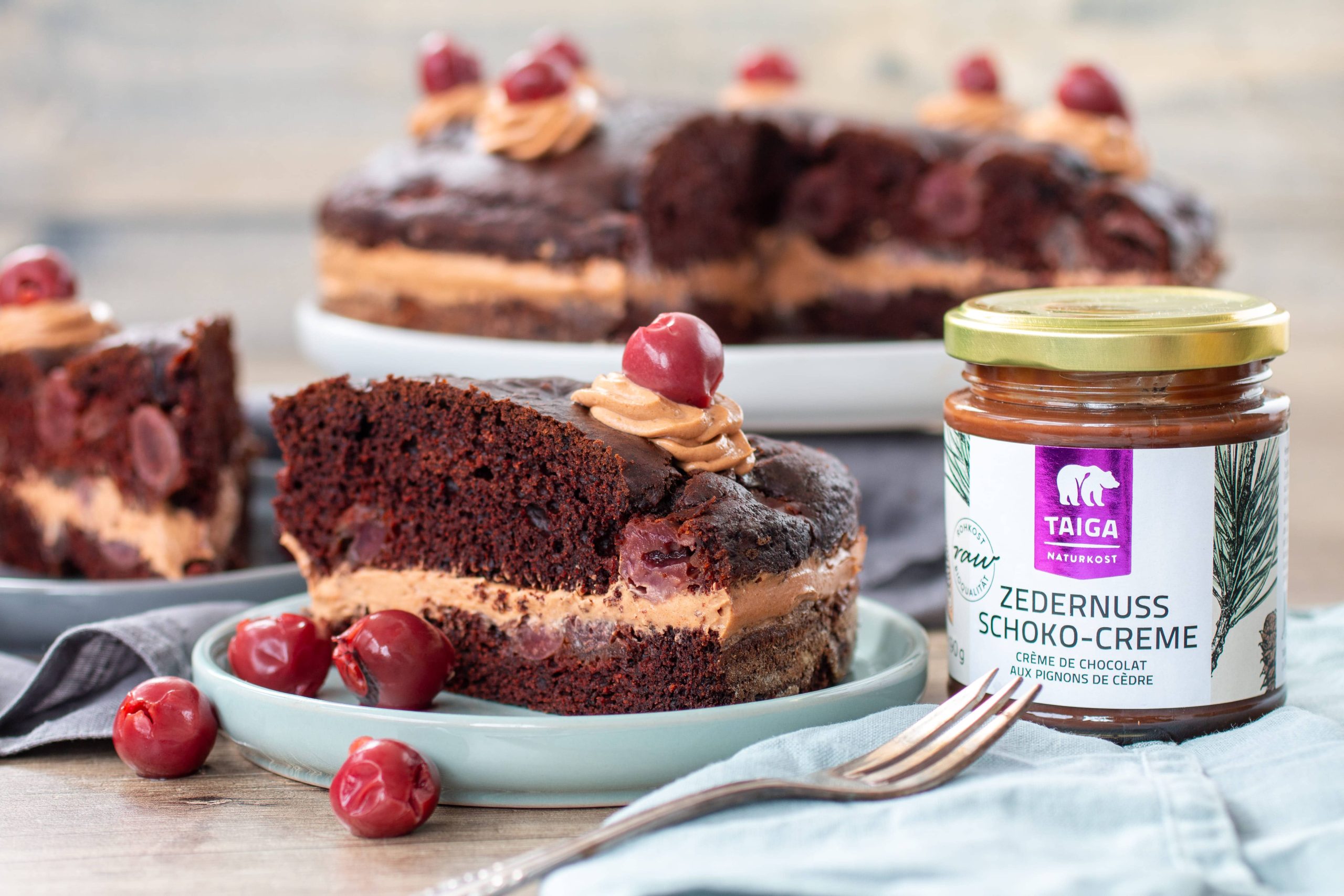 Zedernuss-Schoko-Creme Bio – Bild 4