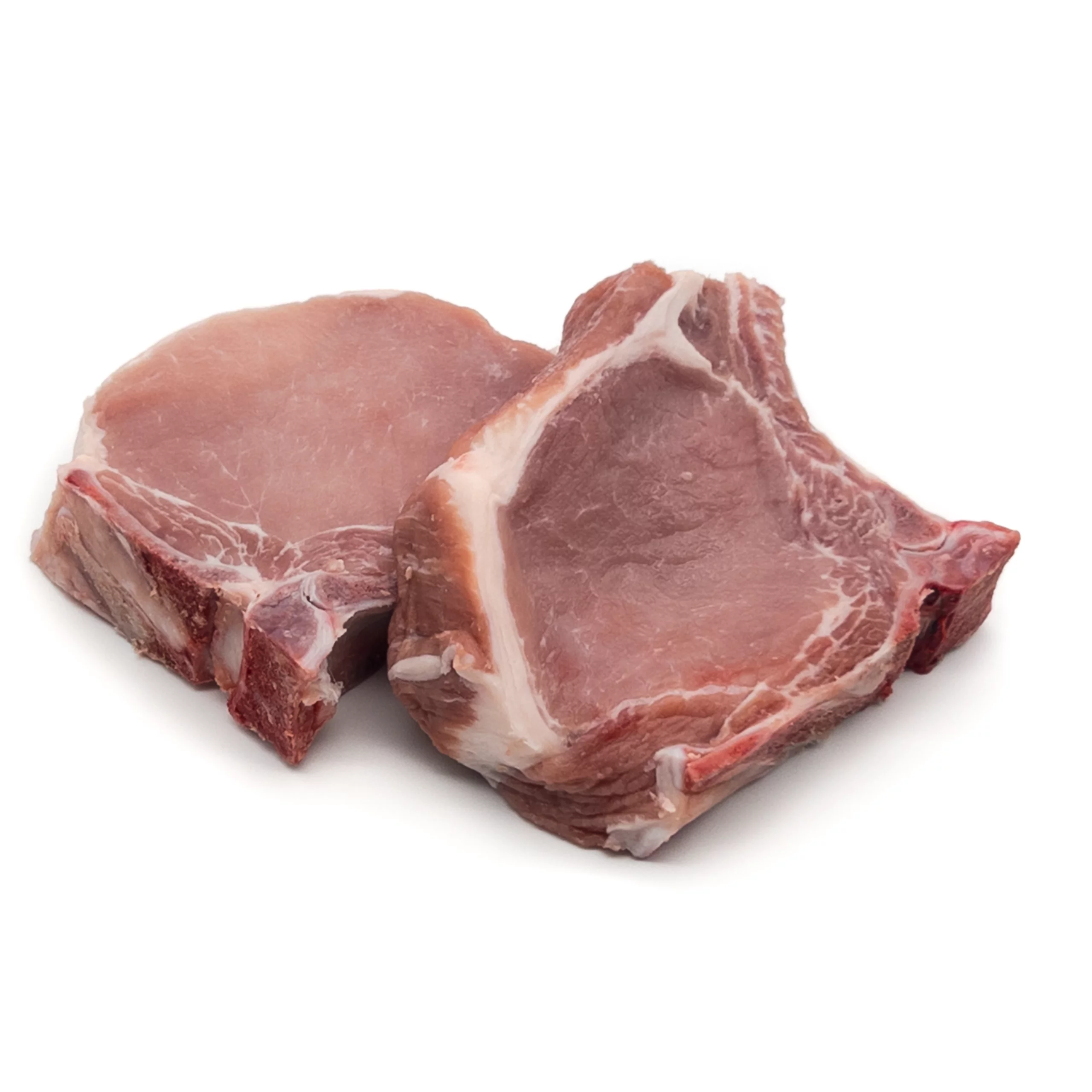 Schweinekotelett – mit Knochen – 2 Stück á ca. 300 gr.