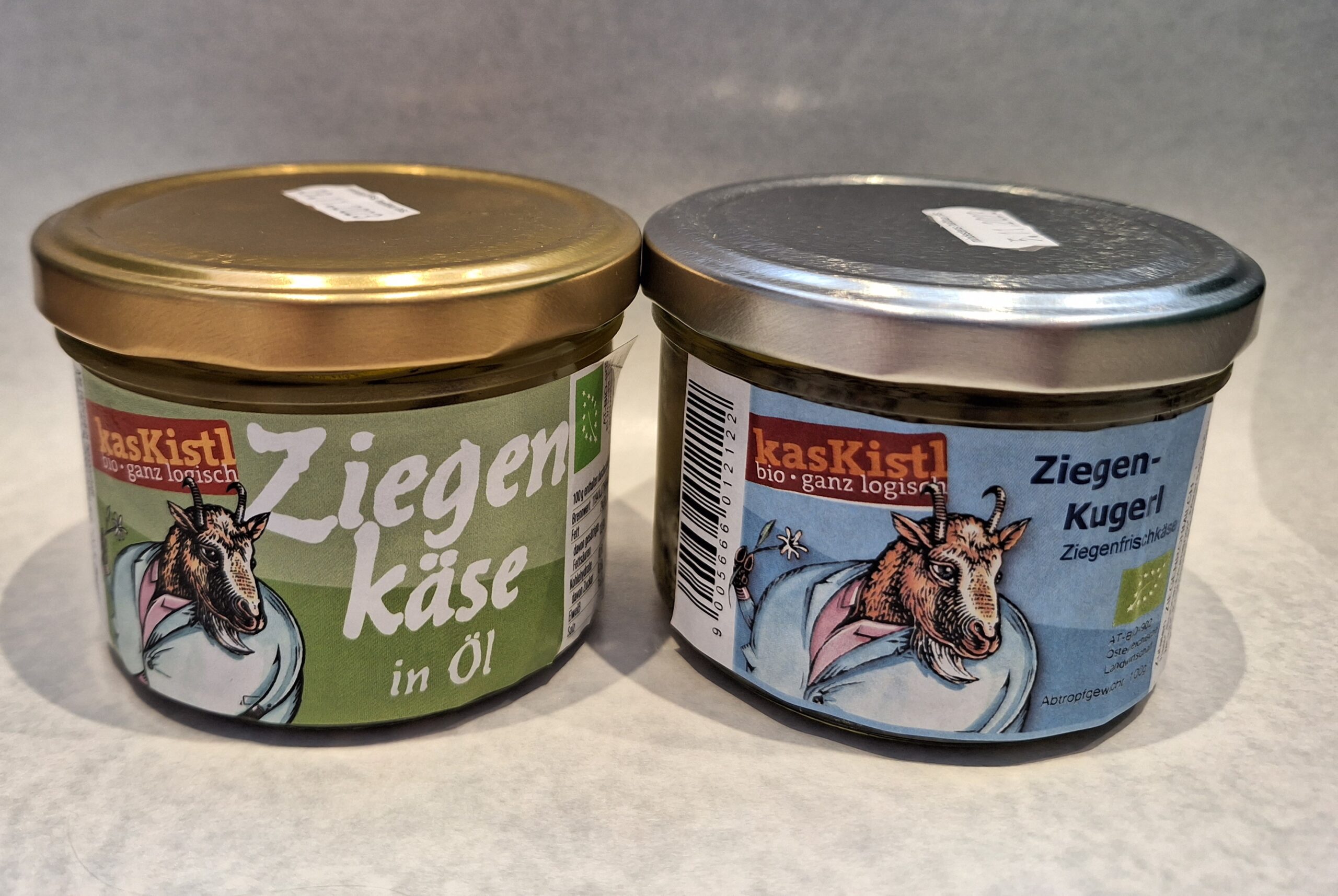 Ziegen Kugerl in Öl