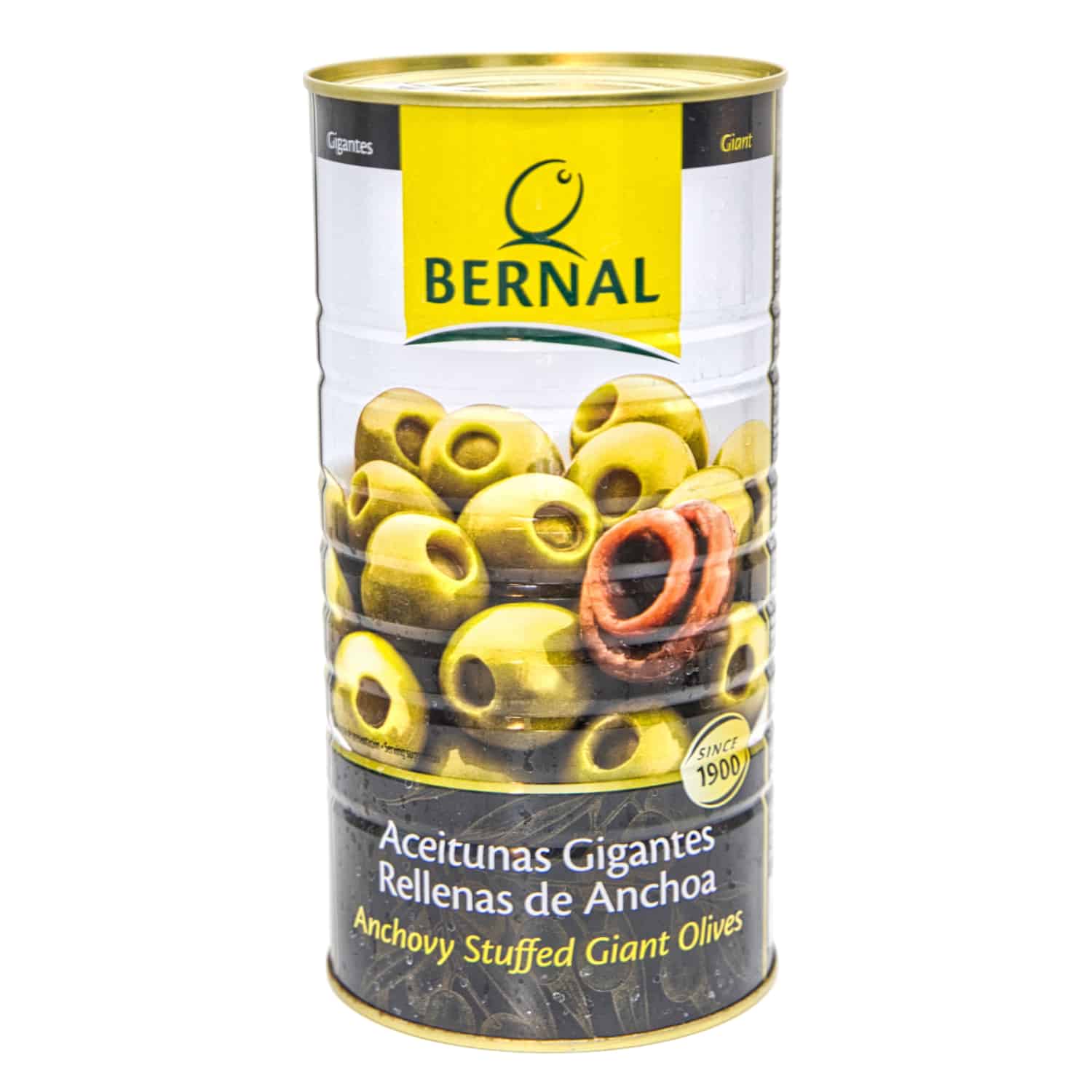 Aceitunas Gigantes Rellenas de Anchoa – bernal – mit Sardellen gefüllte Riesenoliven 600g