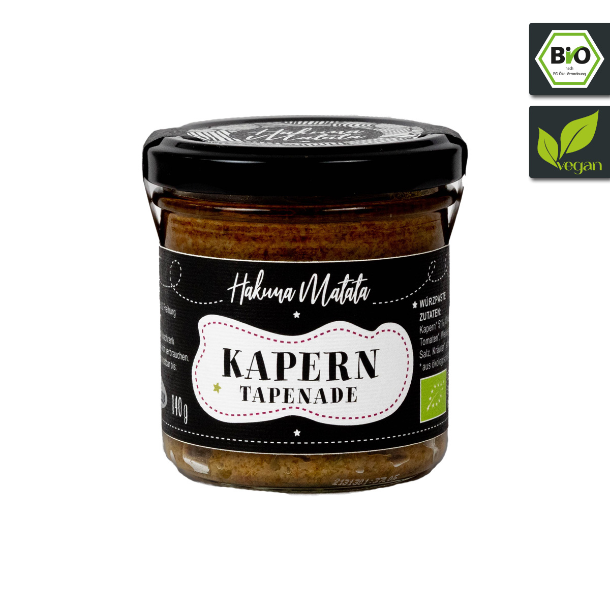 6x (VPE) 140g Bio Kapern Tapenade