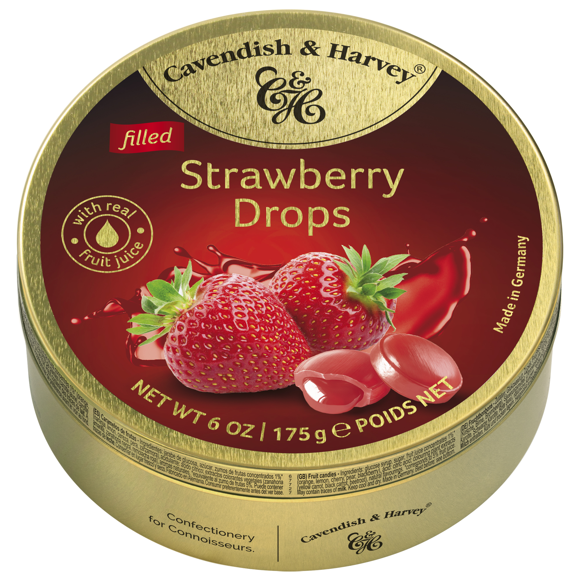 Cavendish & Harvey Strawberry Drops 175g