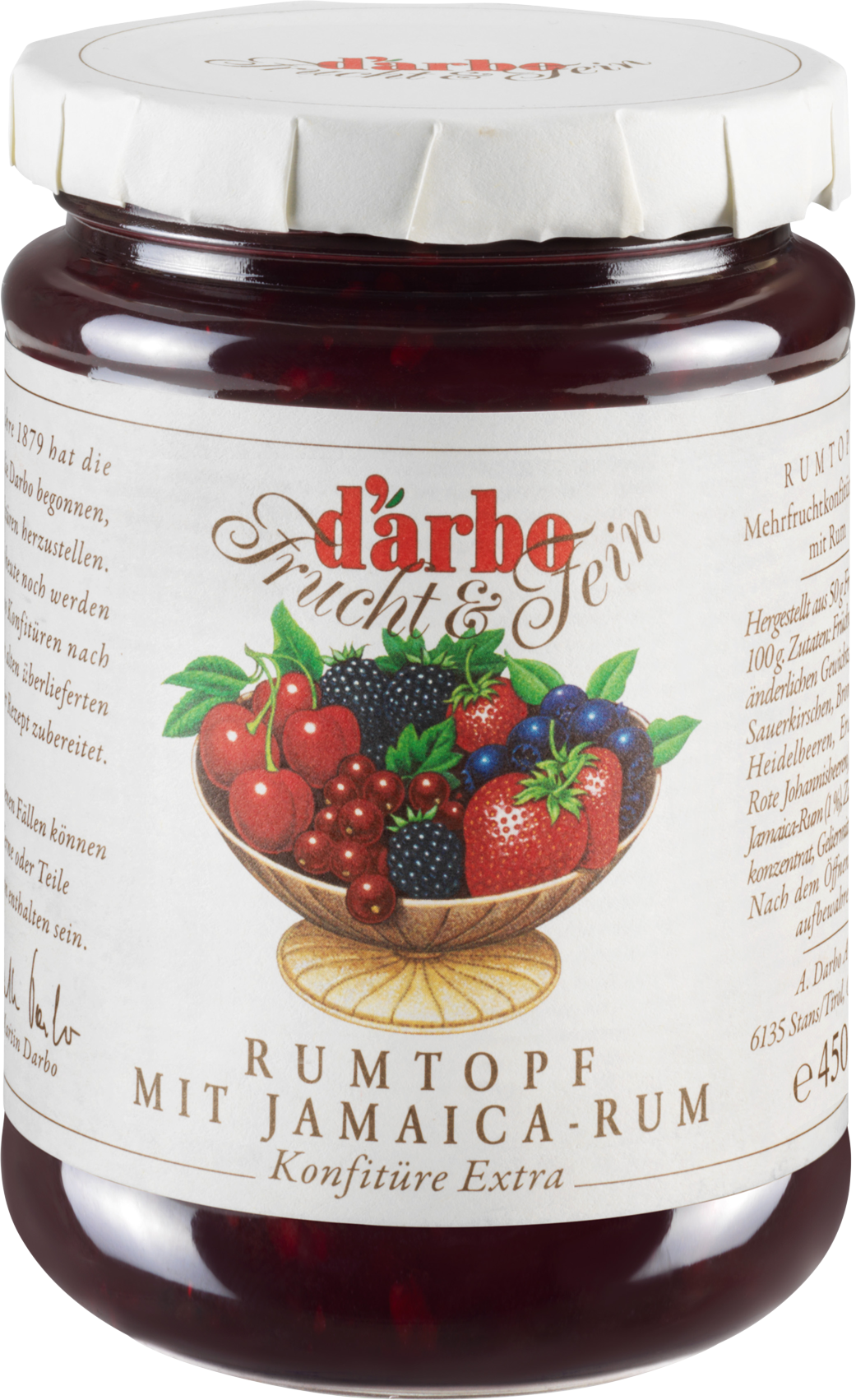 d’arbo Frucht & Fein Rumtopf 450g