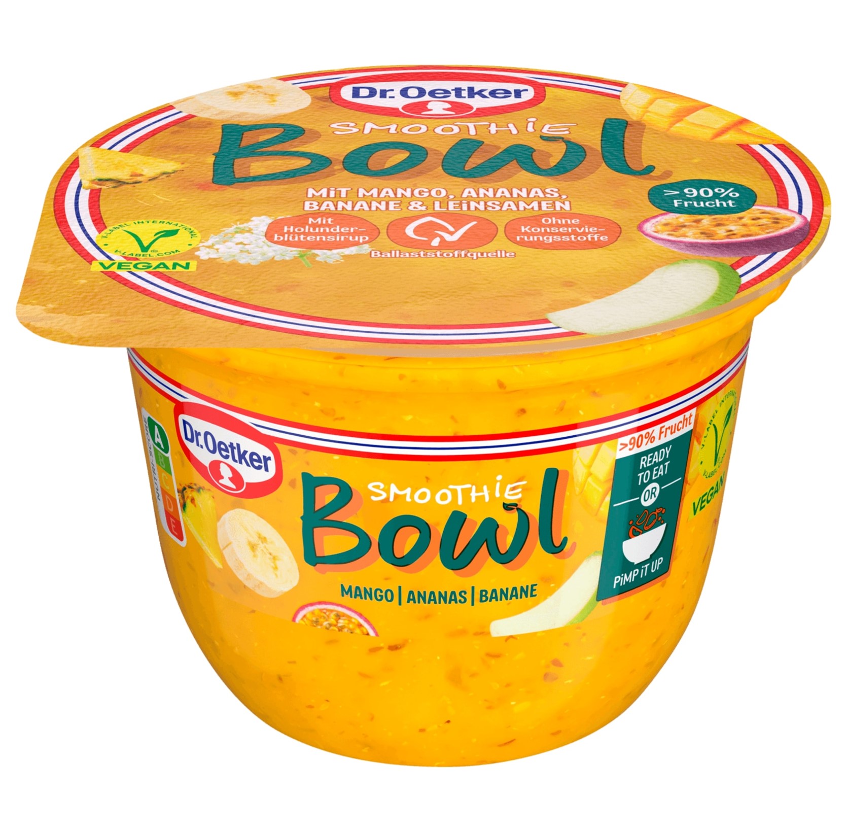 Dr.Oetker Smoothie Bowl Mango-Ananas-Banane 200g