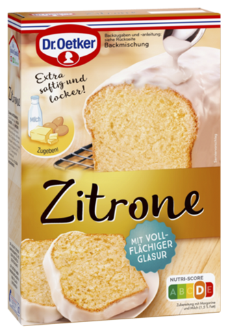 Dr.Oetker Backmischung Zitronenkuchen 525g