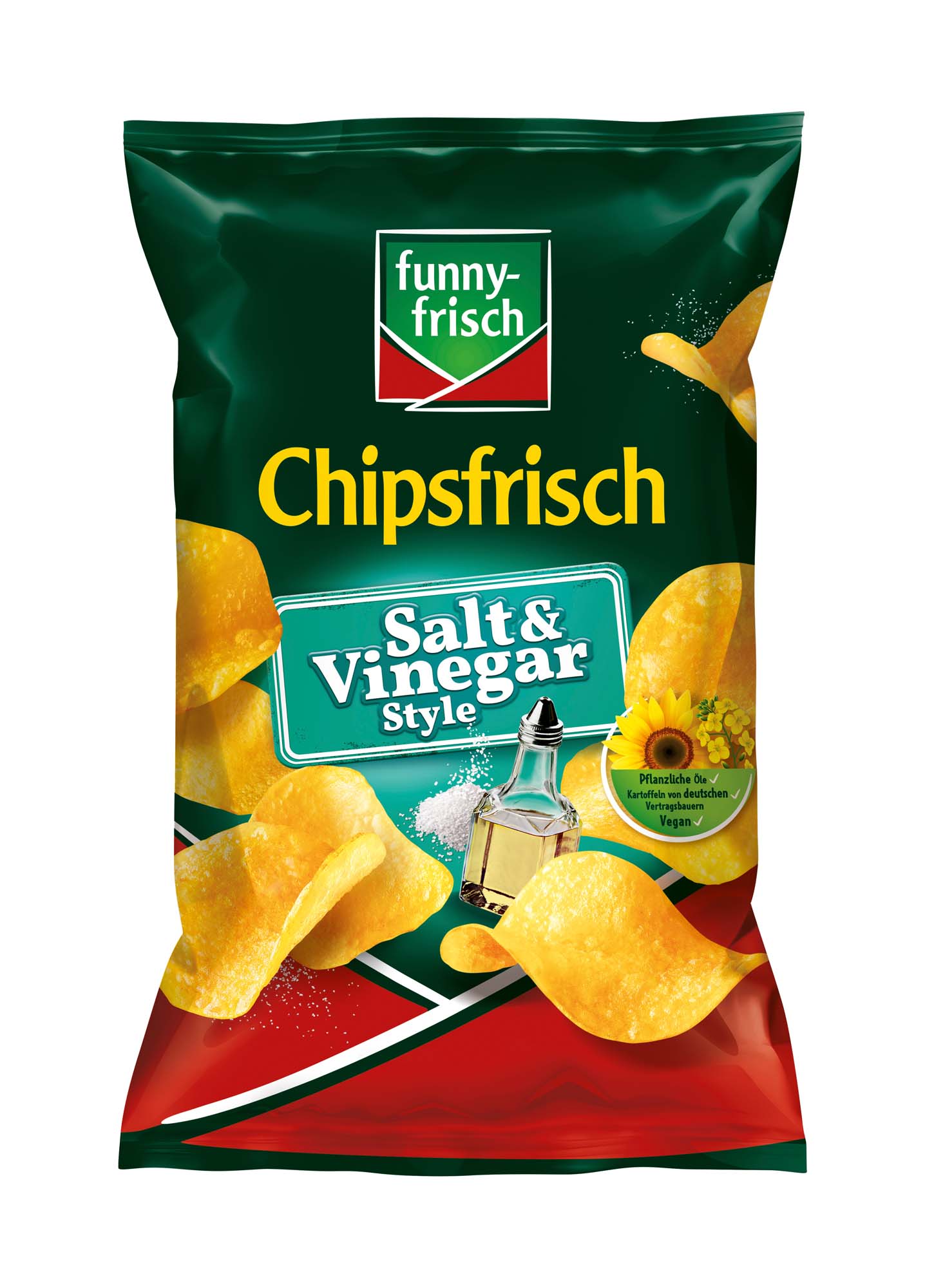 funny-frisch Chipsfrisch Salt & Vinegar 150g