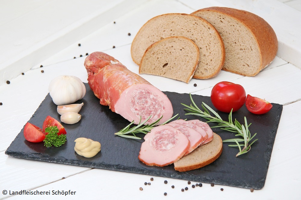 gefüllte geräucherte Lende