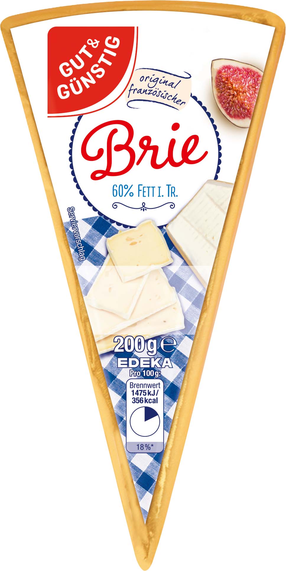 Gut & Günstig Brie Spitze 60% 200g