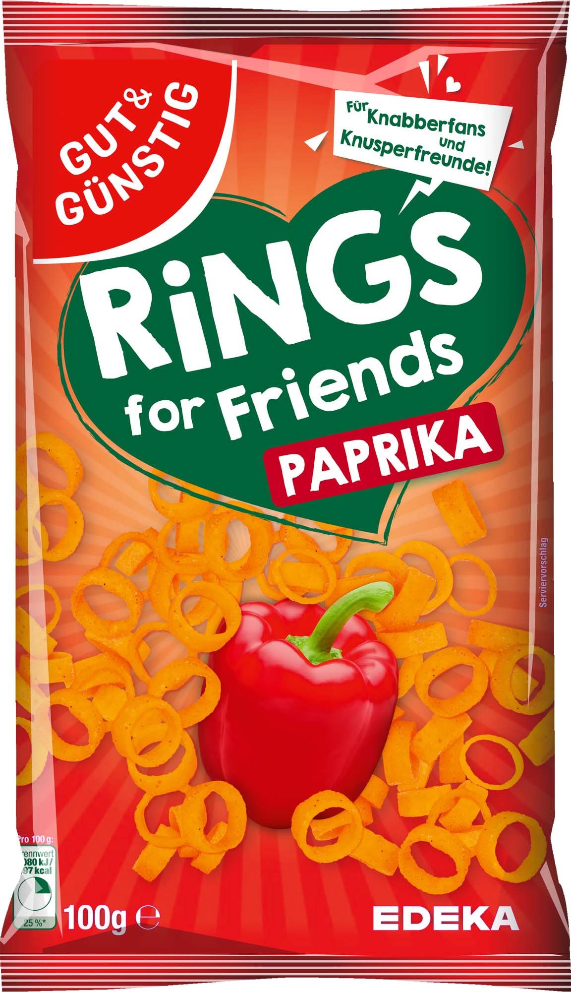 Gut & Günstig Kartoffelringe 125g