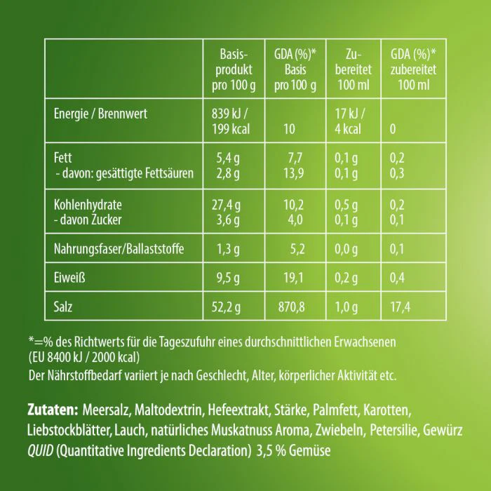 Würzer | Gemüsebrühe ohne Geschmacksverstärker – Bild 2