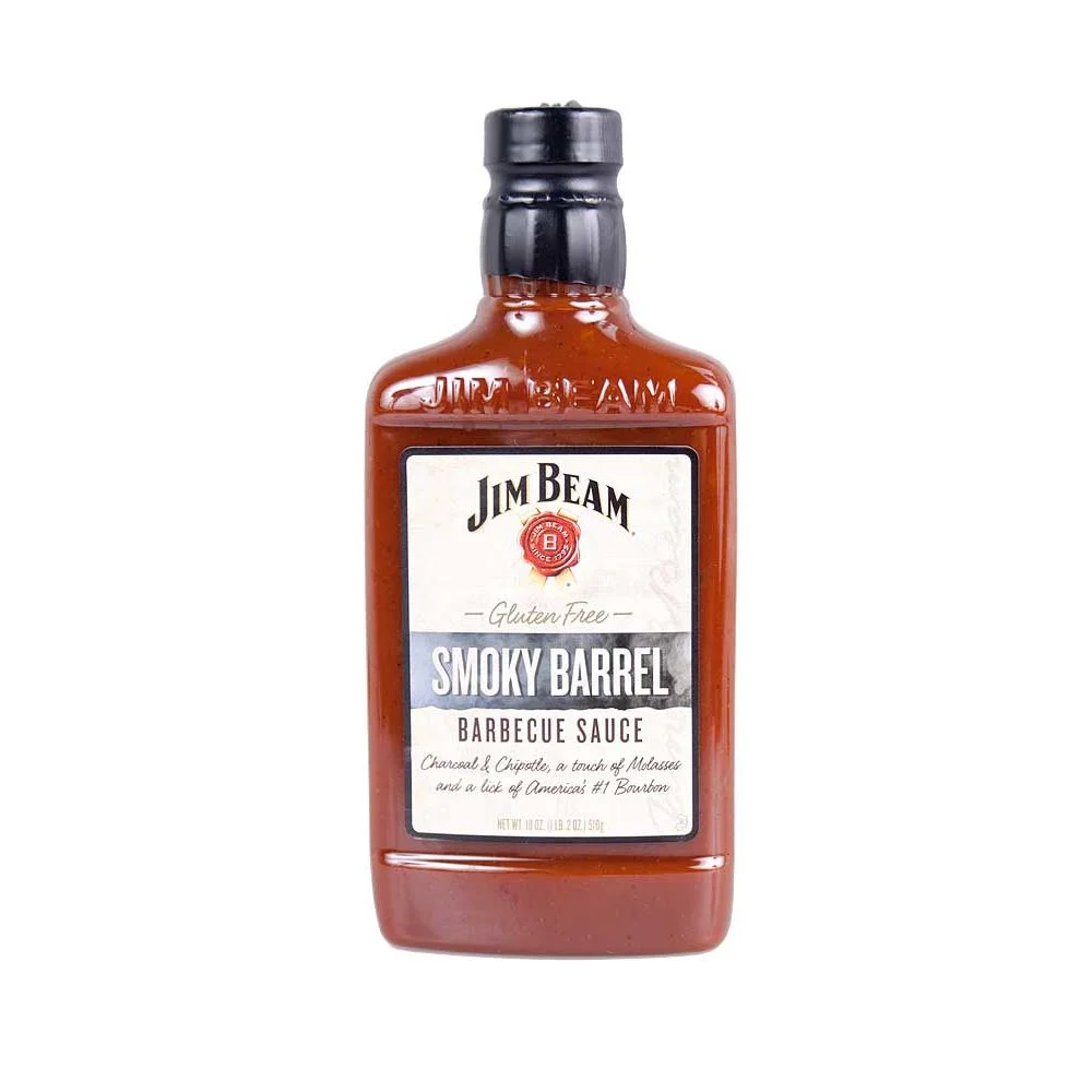 12,73 €/kg Jim Beam Smoky Barrel BBQ Sauce Grillsauce 510g