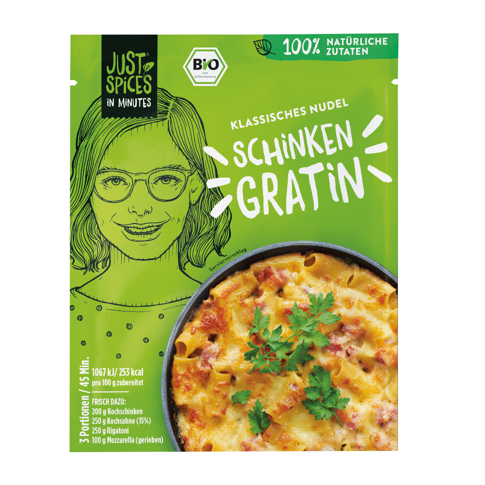 Just Spices Bio Schinken Gratin 33g