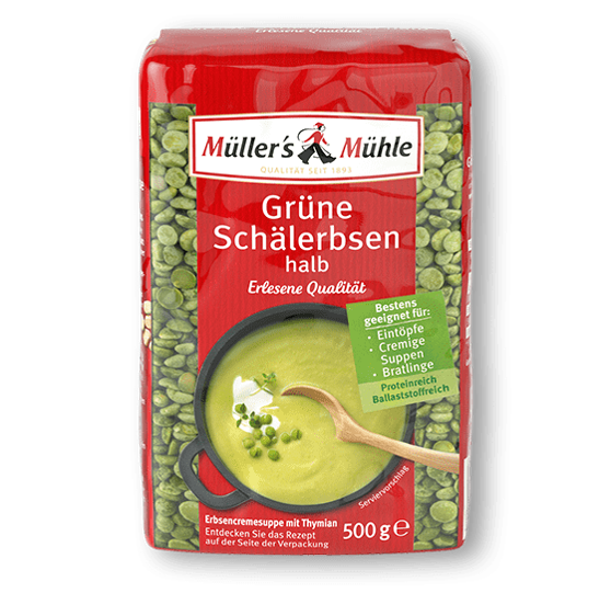 Müller’s Mühle grüne Schälerbsen 500g