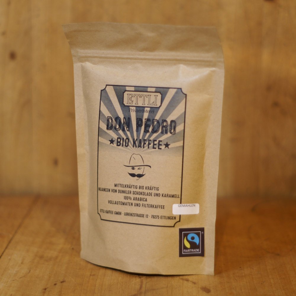 Bio Kaffee gemahlen „Don Pedro“