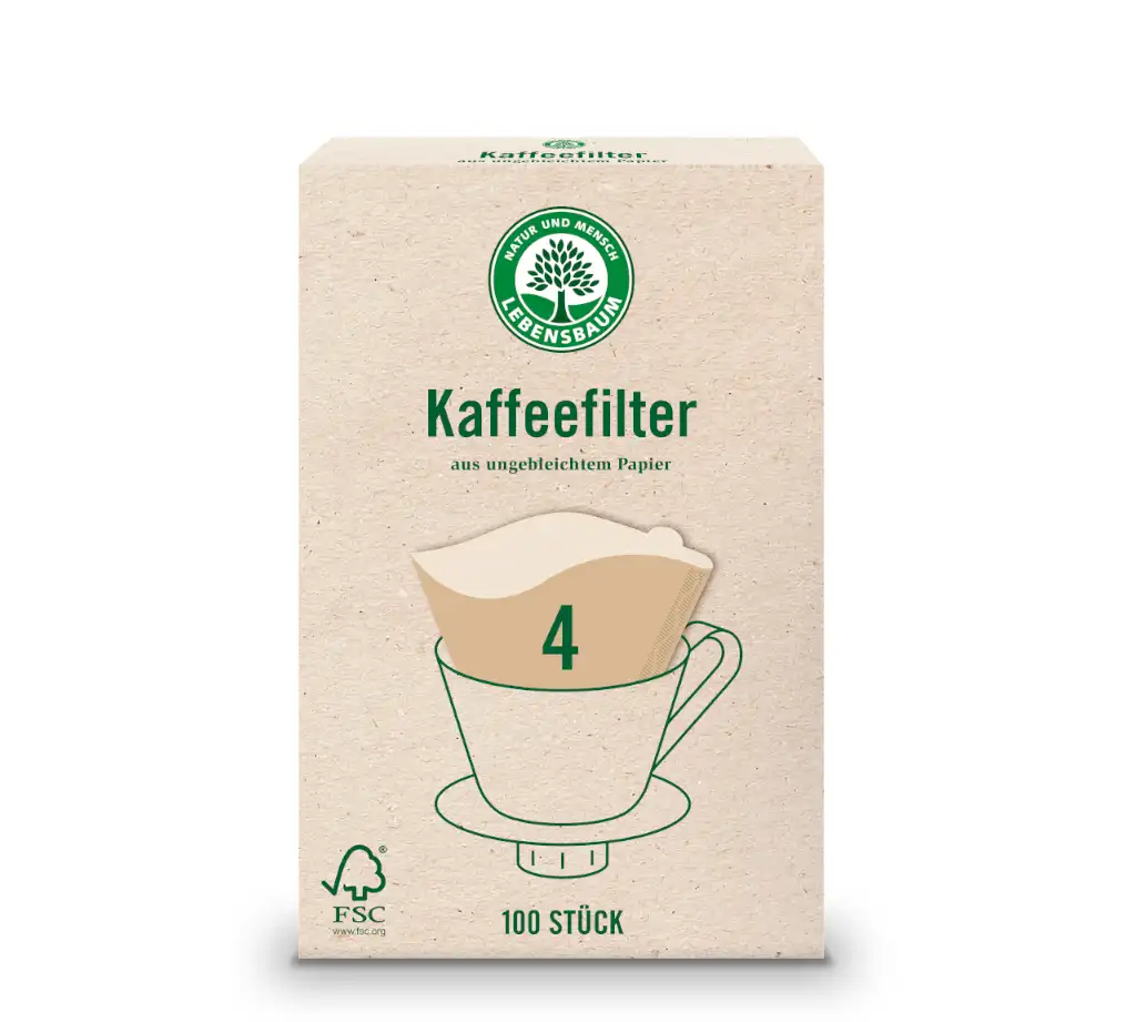 Papier Kaffeefilter Größe 4 (100 Stk)